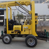 Zuanshan ZSYX-300T Full Hydraulic Borehole Drilling Rig Mud Pump Draining, Trailer Type